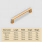 Gold Round Bar Cabinet Pulls and Knobs for Wardrobes