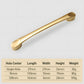 Colorful Round Bar Cabinet Handles and Knobs