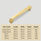 Modern Zinc Alloy Cabinet Handle for Kitchen