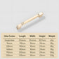 Slim Square Bar Cabinet Pulls and Matching Knobs