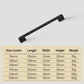 Multi-Color Slim Rectangular Bar Cabinet Handles