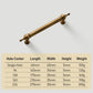 French Retro Turned Brass Cabinet Pulls and Knobs