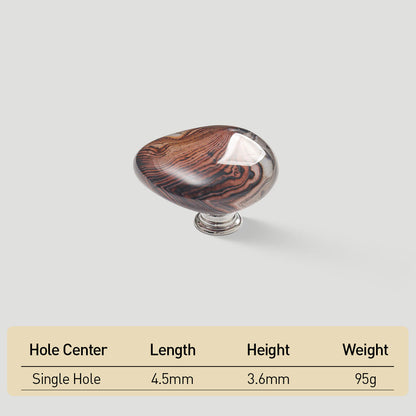 Modern Agate Stone Pebble Cabinet Knobs