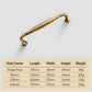 Brushed Brass Retro Cabinet Pulls and Knobs