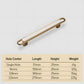 Gold Cabinet Pulls and Knobs with Color Insert