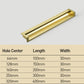 Aluminum Alloy Finger Edge Pulls for Cabinets and Drawers