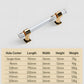 Transparent Acrylic Round Bar Cabinet Pulls for Wardrobes