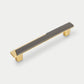 Modern Two-Tone Zinc Alloy Cabinet Pulls and T-Bar Knobs