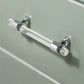 Clear Acrylic Cabinet Pulls and Knobs, Gold / Silver Options
