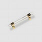 Clear Acrylic Cabinet Pulls and Knobs, Gold / Silver Options
