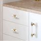 Clear Acrylic Cabinet Pulls and Knobs, Gold / Silver Options