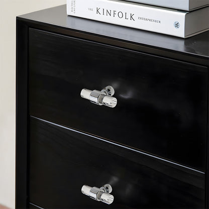 Clear Acrylic Cabinet Pulls and Knobs, Gold / Silver Options