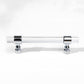 Clear Acrylic Cabinet Pulls and Knobs, Gold / Silver Options