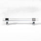 Clear Acrylic Cabinet Pulls and Knobs, Gold / Silver Options