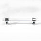 Clear Acrylic Cabinet Pulls and Knobs, Gold / Silver Options
