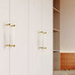Clear Acrylic Cabinet Pulls and Knobs, Gold / Silver Options