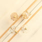Faceted Crystal Cabinet Knobs with Brass Stem