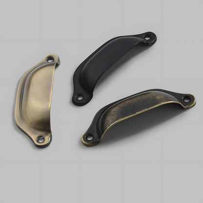 Classic Shell Cup Pulls for Dresser Drawers