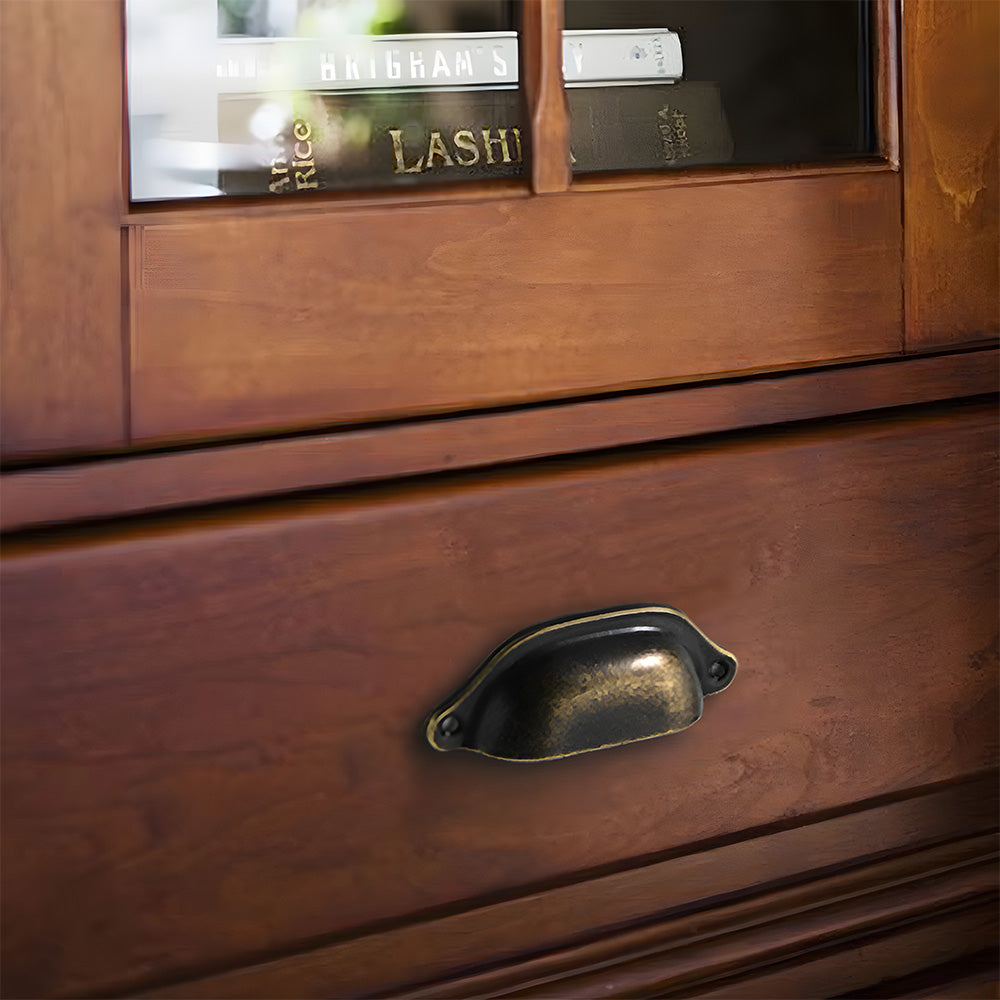 Classic Shell Cup Pulls for Dresser Drawers