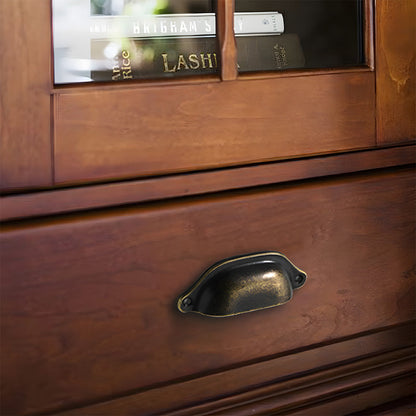 Classic Shell Cup Pulls for Dresser Drawers