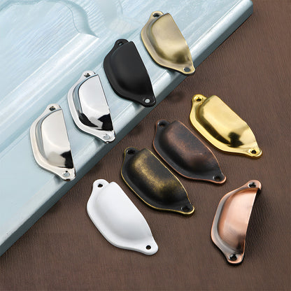 Classic Shell Cup Pulls for Dresser Drawers