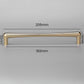Gold D-Shaped Cabinet Pulls and Knobs for Wardrobes
