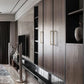 Gold D-Shaped Cabinet Pulls and Knobs for Wardrobes