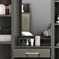 Gold D-Shaped Cabinet Pulls and Knobs for Wardrobes