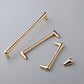Gold D-Shaped Cabinet Pulls and Knobs for Wardrobes