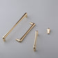 Gold D-Shaped Cabinet Pulls and Knobs for Wardrobes