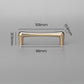 Gold D-Shaped Cabinet Pulls and Knobs for Wardrobes