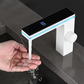 Lumira Digital Display Celsius Bathroom Basin Faucet with Intelligent LED, Single Hole Single Handle