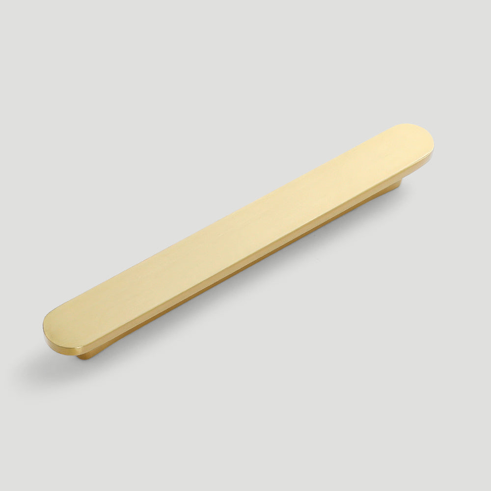 Rounded-Edge Solid Brass Cabinet Handles and Knobs