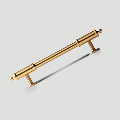 Antique Brass Round Bar Cabinet Pulls and Knobs