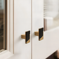 Modern Two-Tone Zinc Alloy Cabinet Pulls and T-Bar Knobs