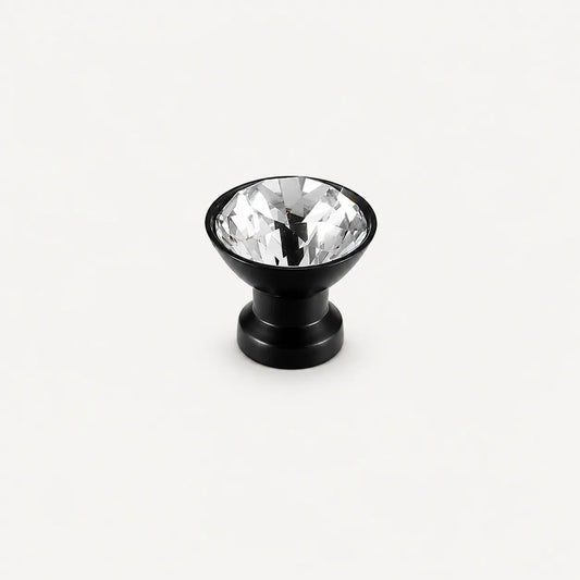 Faceted Crystal Drawer Knobs for Cabinets and Wardrobes