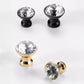 Faceted Crystal Drawer Knobs for Cabinets and Wardrobes