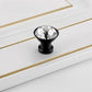 Faceted Crystal Drawer Knobs for Cabinets and Wardrobes
