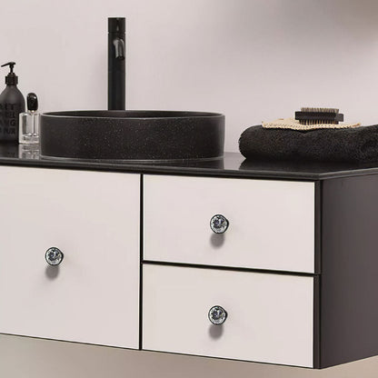 Faceted Crystal Drawer Knobs for Cabinets and Wardrobes