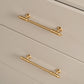 Antique Brass Round Bar Cabinet Pulls and Knobs