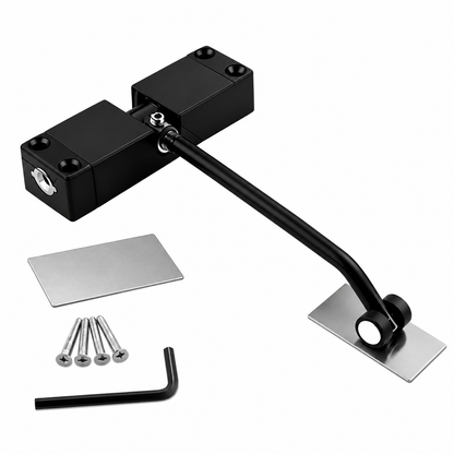 Merritt Automatic Spring Door Closer, Adjustable 88 lb. Capacity