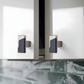 Modern Two-Tone Zinc Alloy Cabinet Pulls and T-Bar Knobs