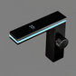 Lumira Digital Display Celsius Bathroom Basin Faucet with Intelligent LED, Single Hole Single Handle