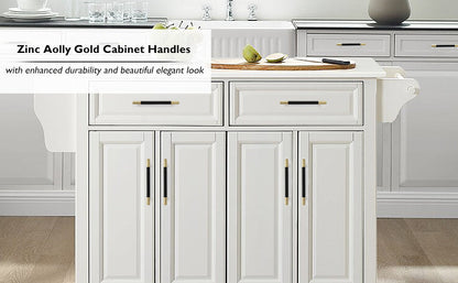 Black and Gold Textured Round Bar Cabinet Pulls