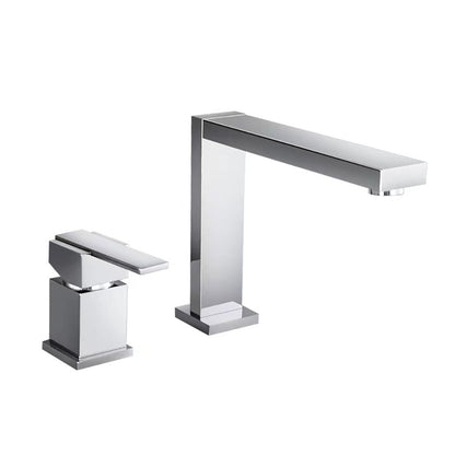 Rexton Contemporary Square Single Handle Bathroom Sink Faucet