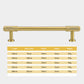 Knurled Brass Cabinet Pulls and Drawer Handles