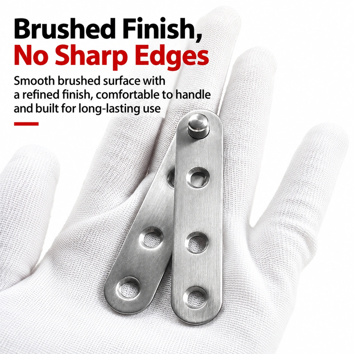Stainless Steel 360° Pivot Door Hinges, Top and Bottom Mount