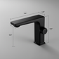 Lumira Digital Display Celsius Bathroom Basin Faucet with Intelligent LED, Single Hole Single Handle