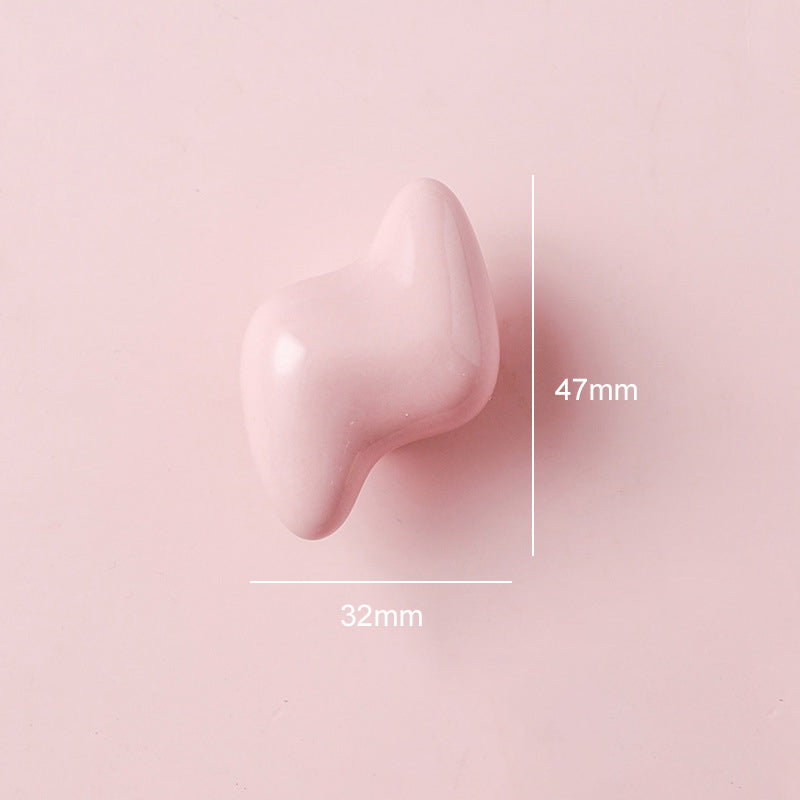 Colorful Ceramic Lightning-Shaped Cabinet Knobs
