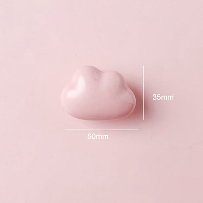 Colorful Ceramic Cloud Dresser Knobs